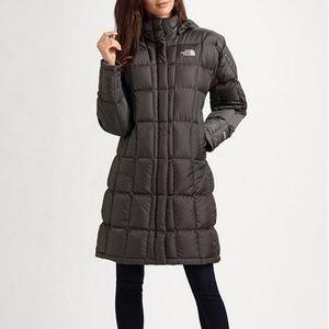 The North Face Metroplolis Parka 600 Fill Down Coat, Dark Grey Size small
